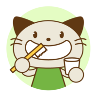 歯磨き猫